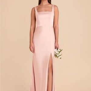Birdy Grey Alex Dress
Matte Satin Blush Pink